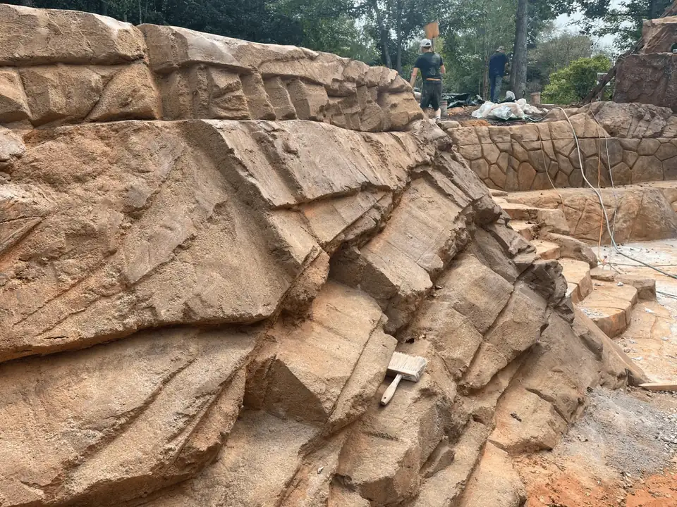 High Retaining Wall