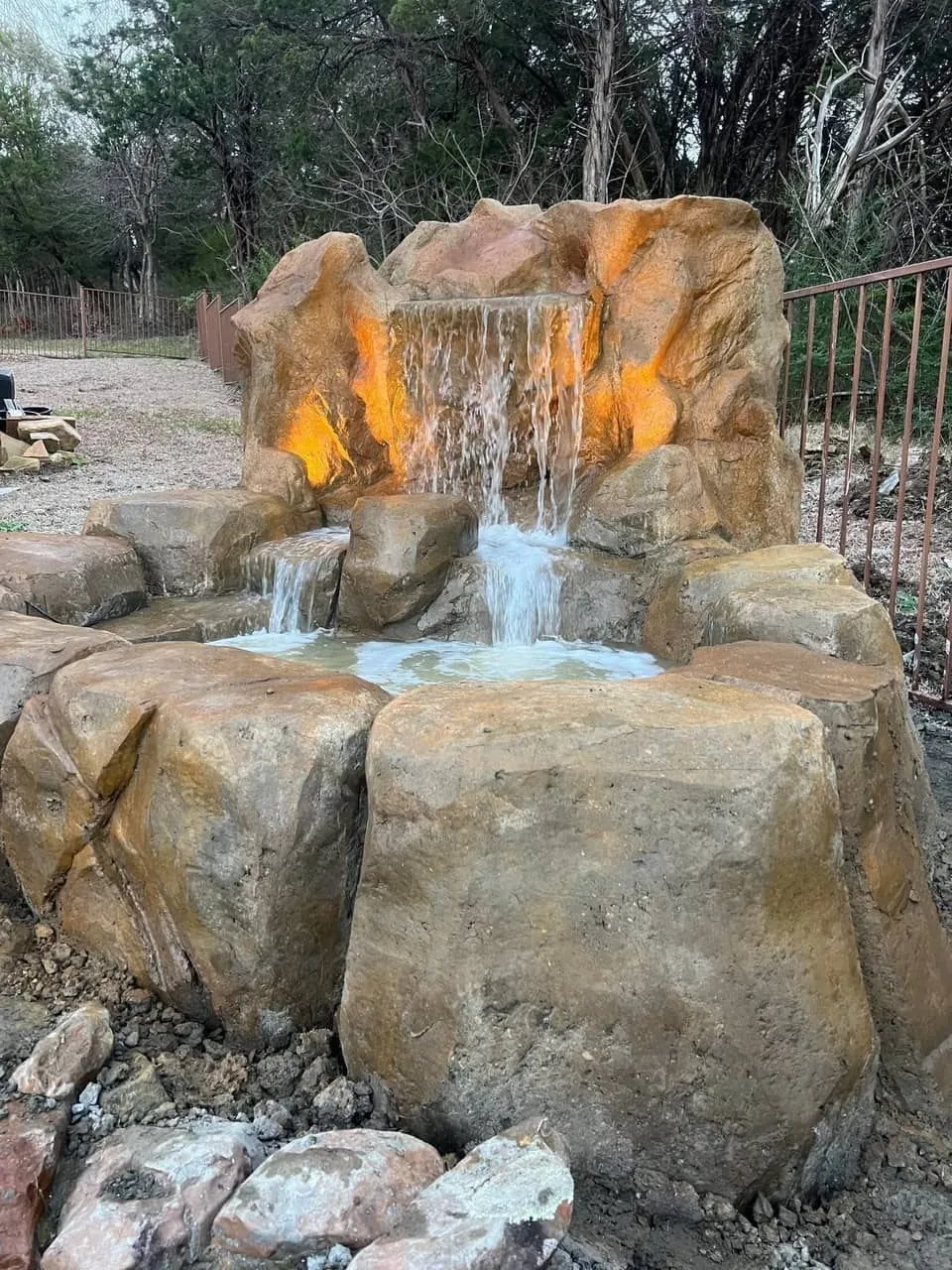 Private water features for Colleyville TX homes